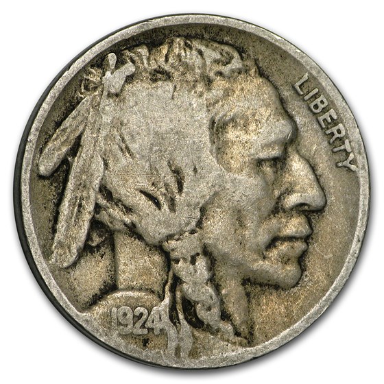 1924-D Buffalo Nickel Fine 1924-D Buffalo Nickel Fine